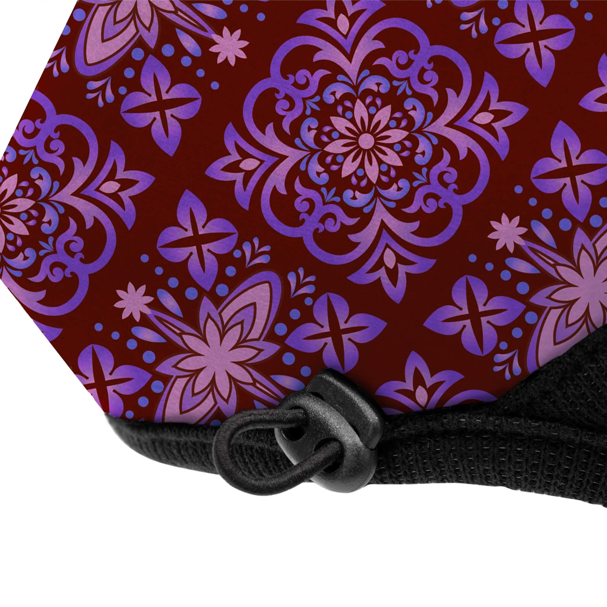 Close up image of the Toggle on The Ada Non Valve Face Mask