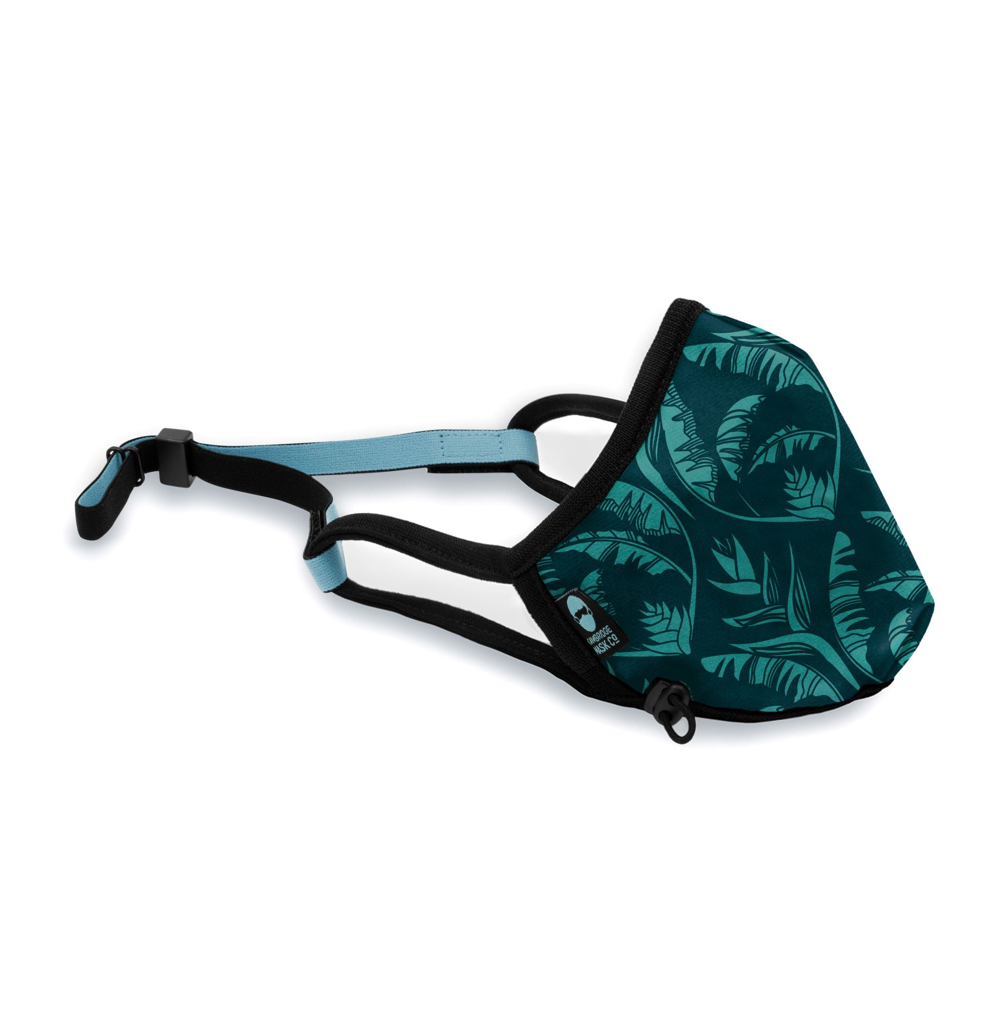 Right side angle of The James Non Valve Face Mask with the Headstrap