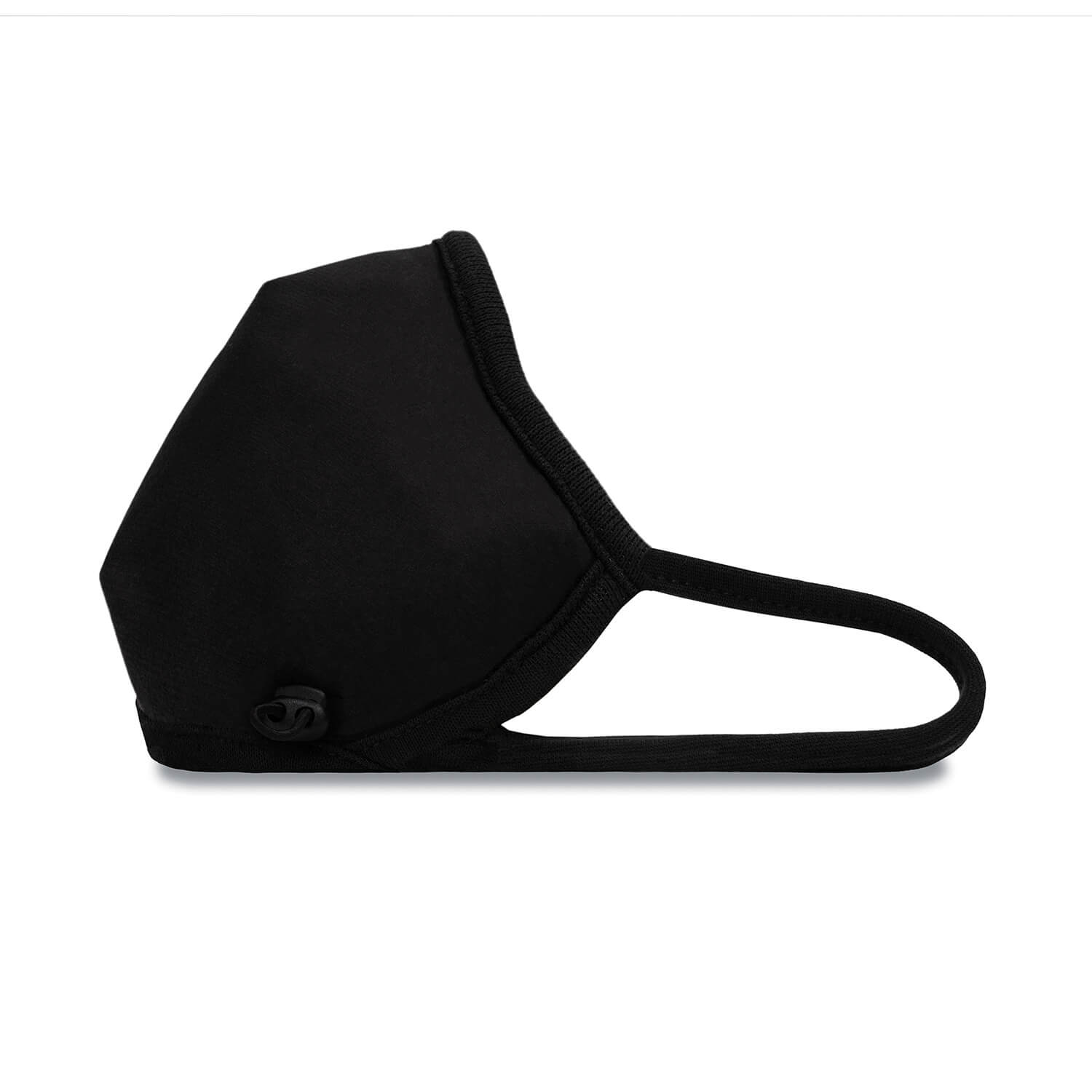 Left side angle of BASIC Face Mask Black