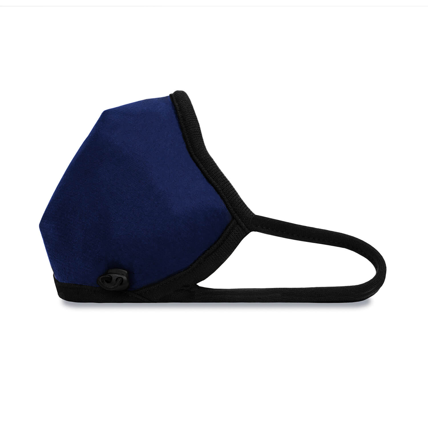 Left side angle of BASIC Face Mask Navy