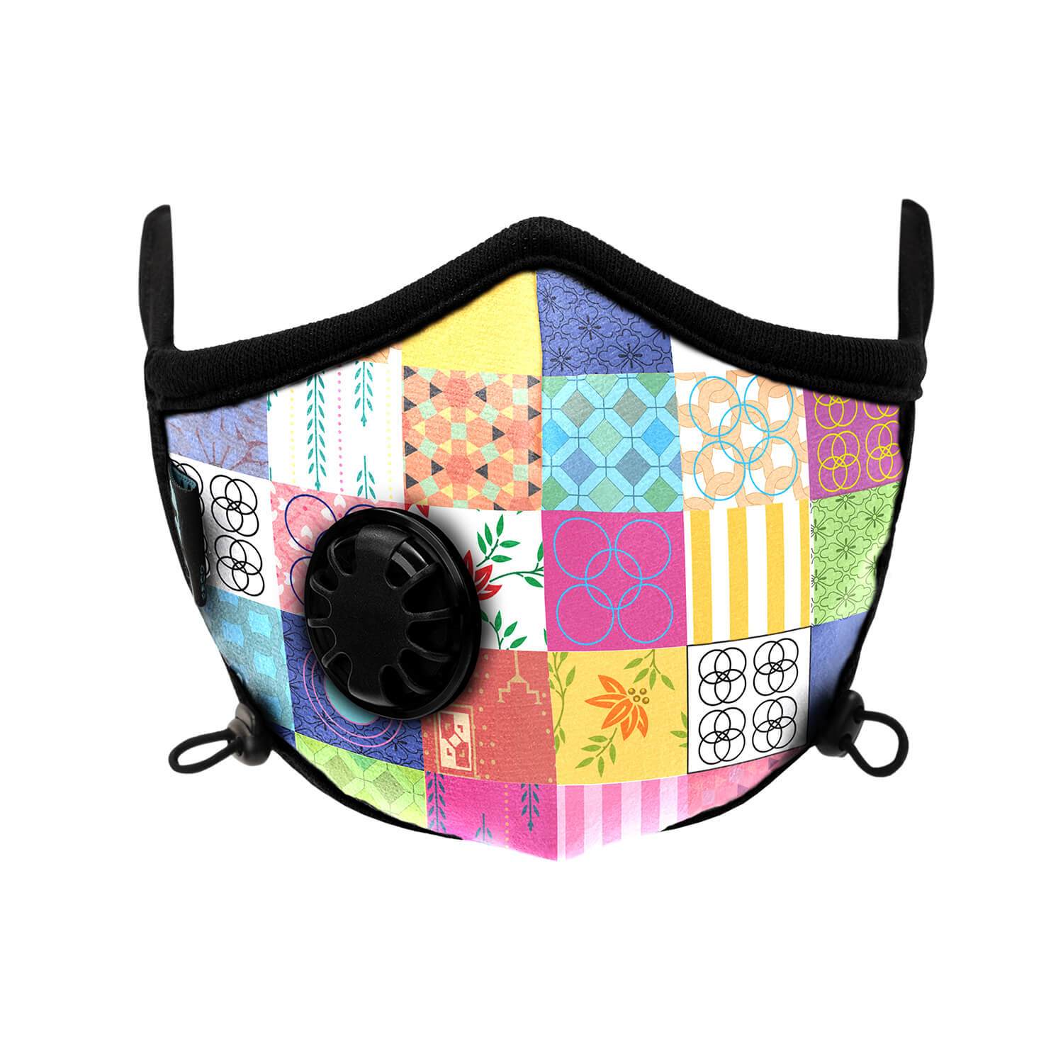 Full Front side angle of The Austen Pro Face Mask