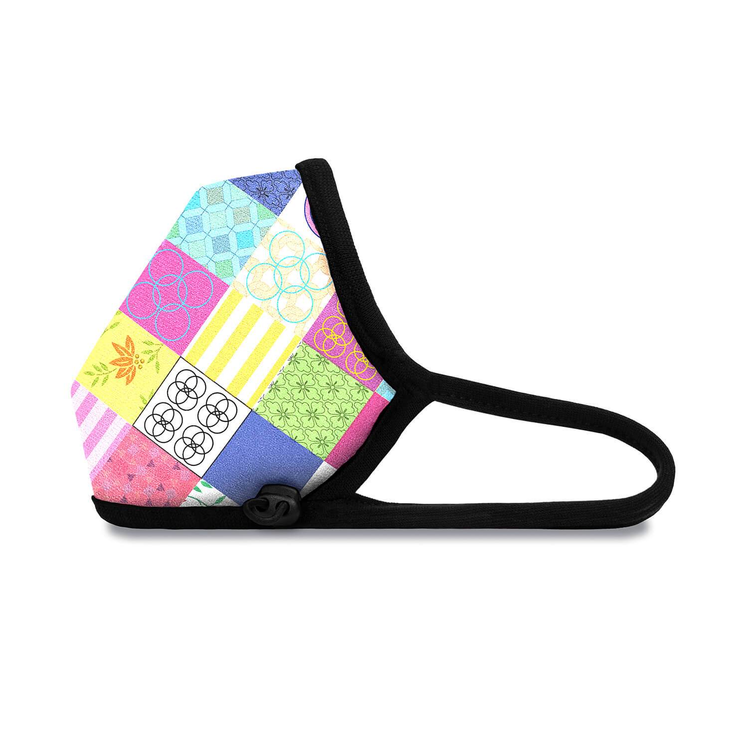 Left side angle of The Austen Pro Face Mask