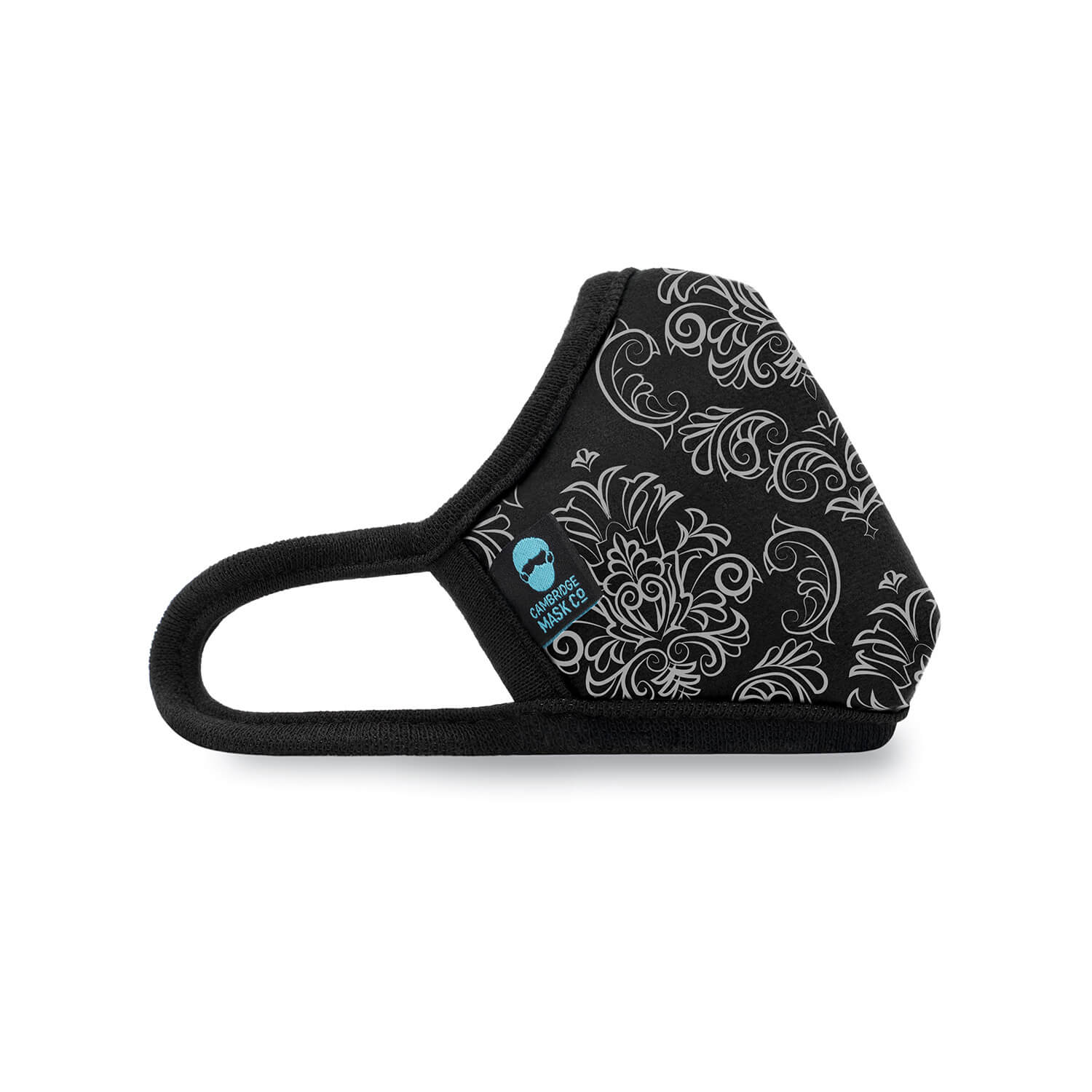 Right side angle of The Duke Pro Face Mask XS size