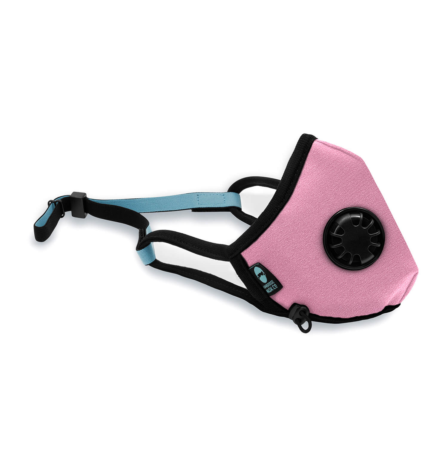 Right side angle of The Lottie Pro Face Mask with the Headstrap
