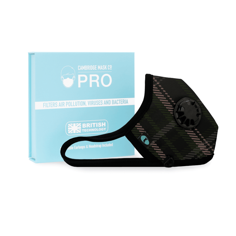 Dark Green Face Mask Doherty PRO - Cambridge Mask Co