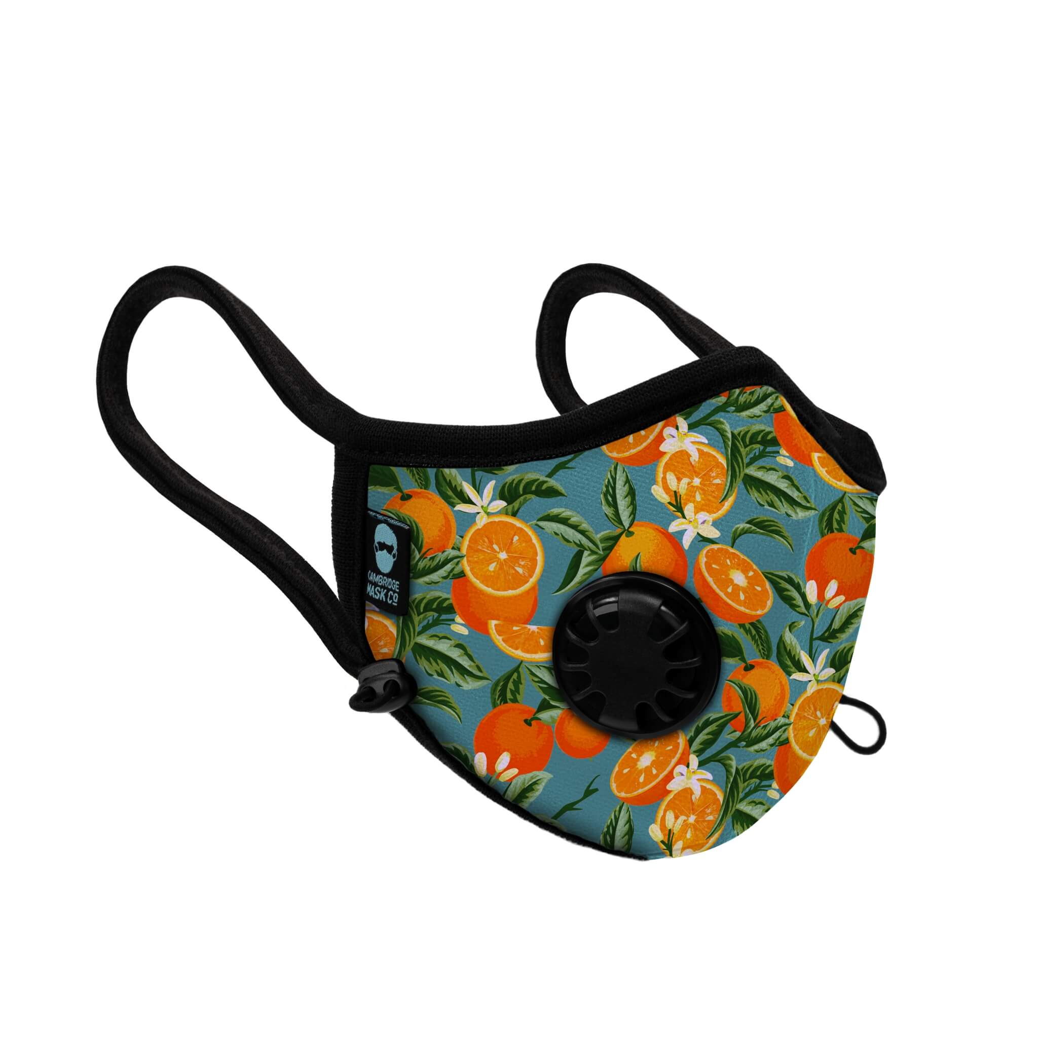 Front side angle of The Marmalade Pro Face Mask 