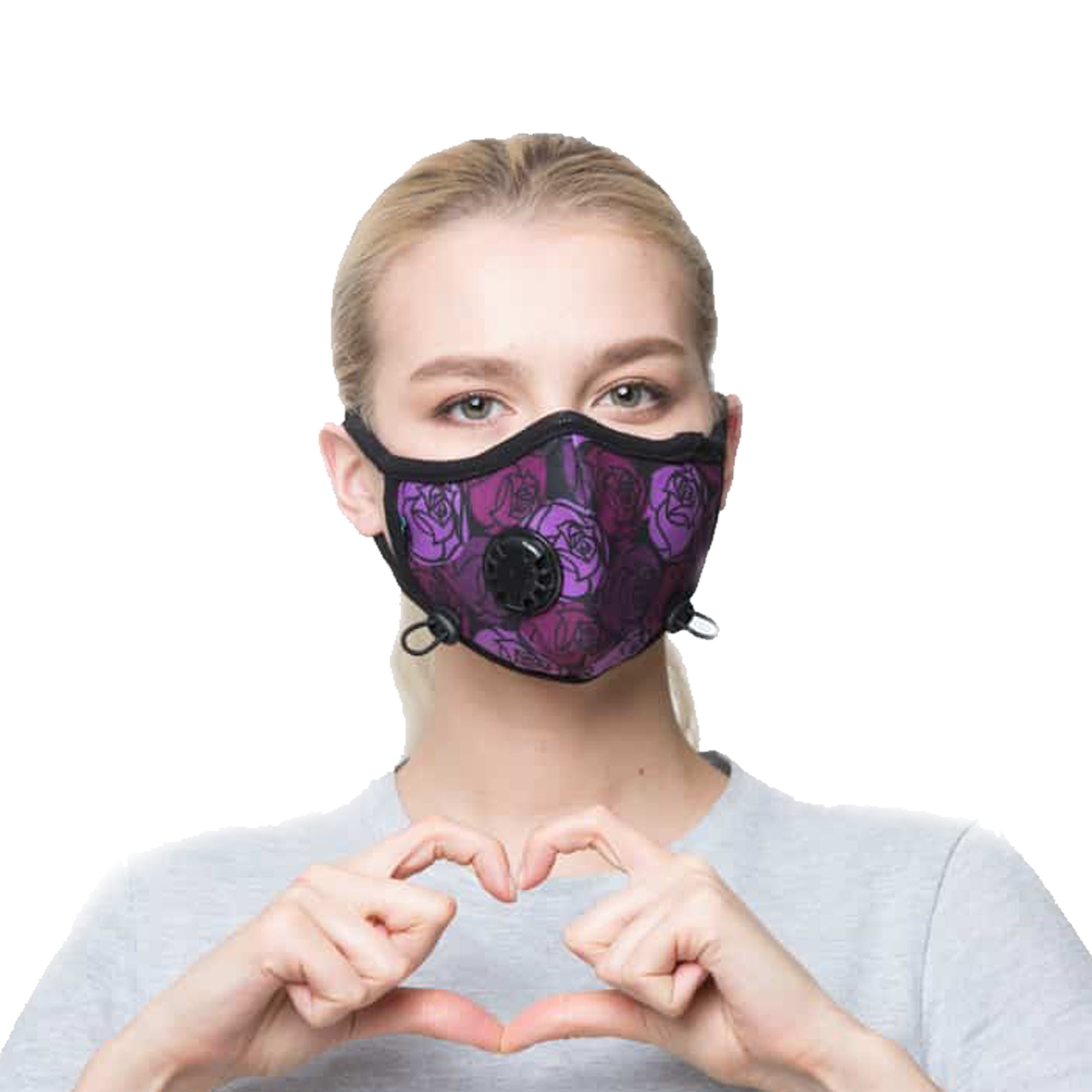 Pro Face Mask - 65 Roses | British Military Grade | 99%+ Filtration