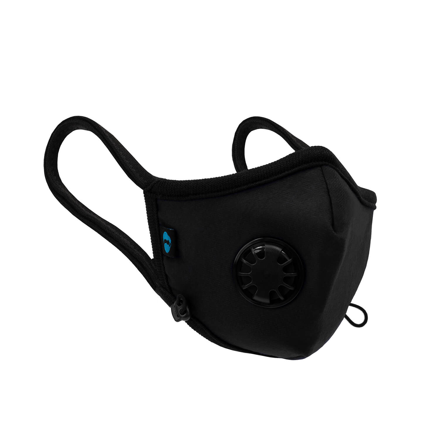 Front side angle of BASIC Face Mask Black 