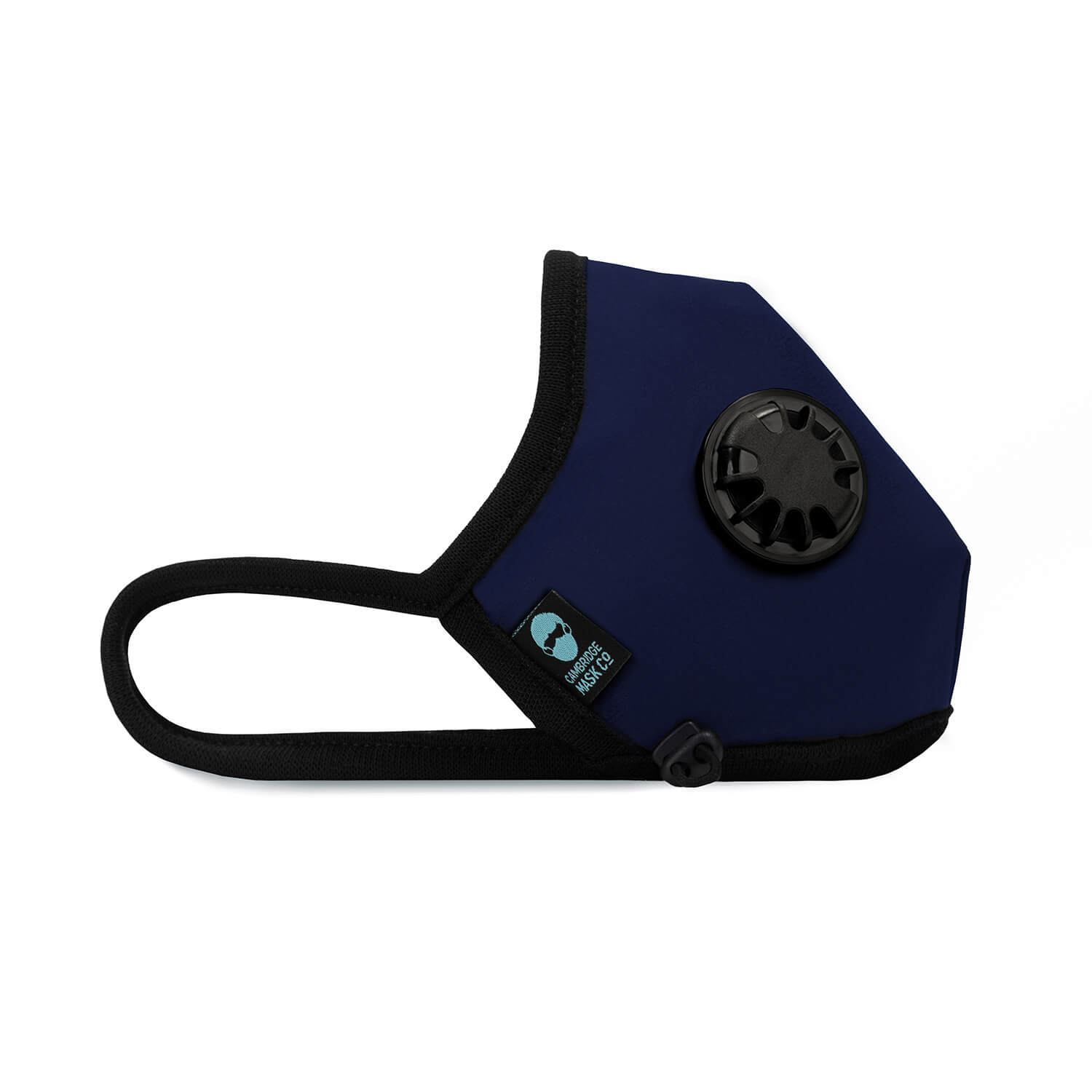 Right side angle of The Admiral Pro Face Mask with the Valve