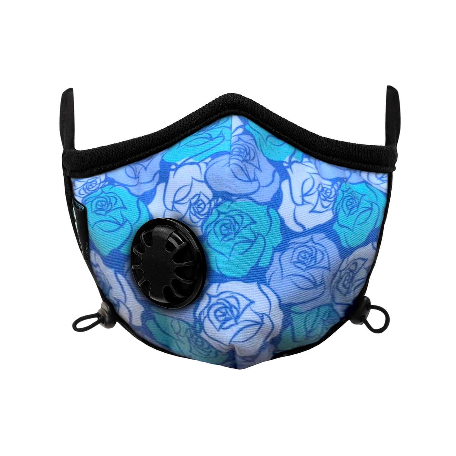 Full Front side angle of The Agatha Pro Face Mask 