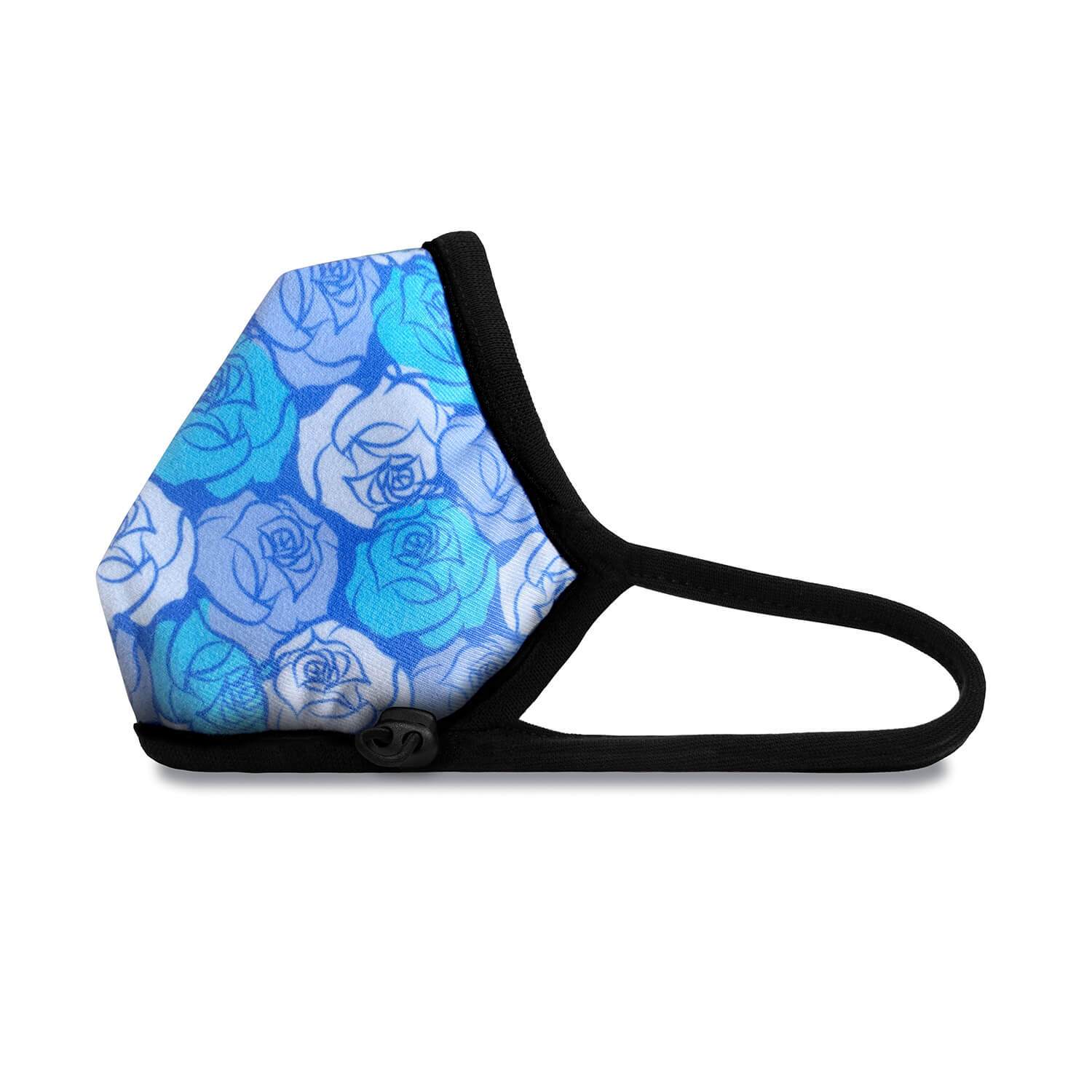 Left side angle of The Agatha Pro Face Mask 