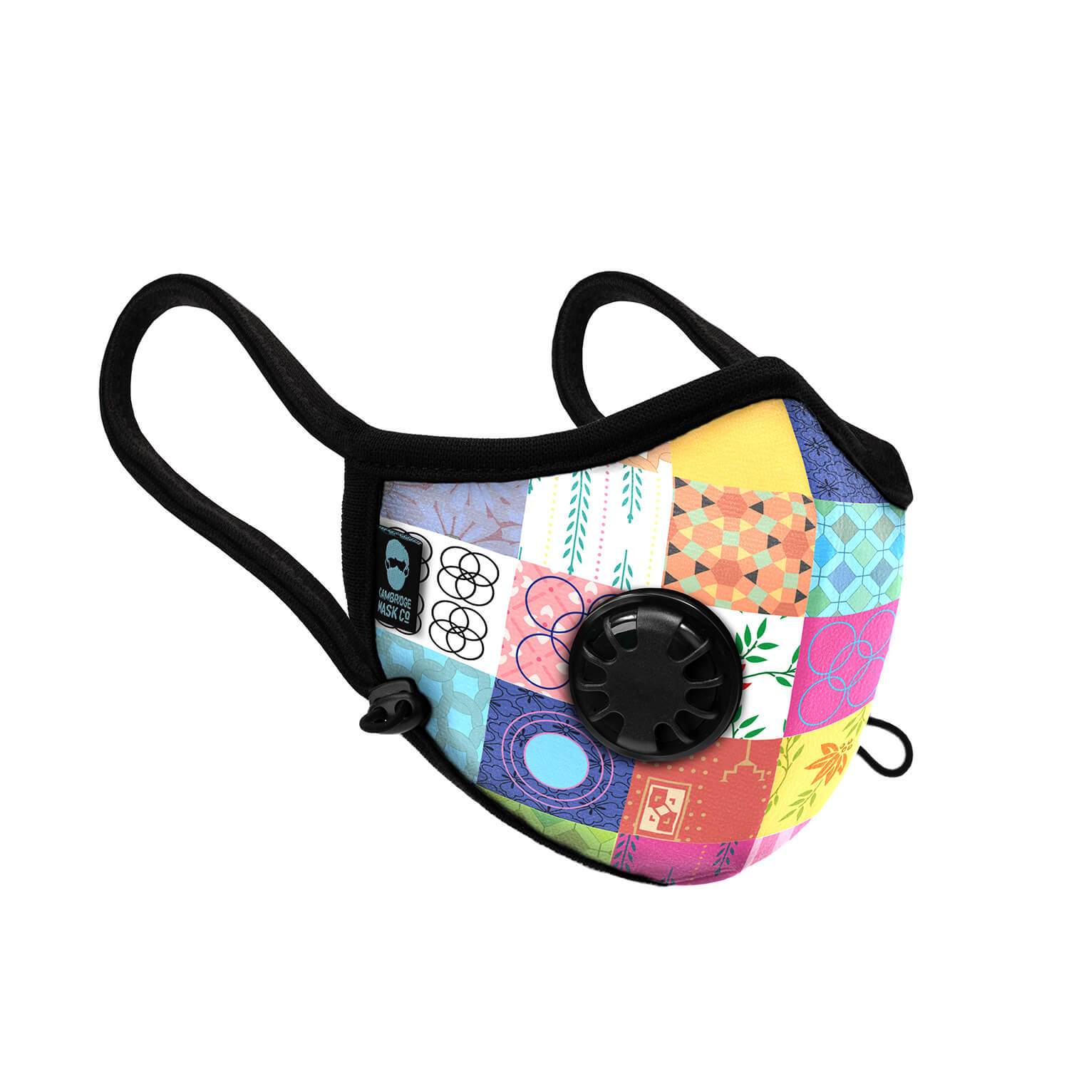 Front side angle of The Austen Pro Face Mask 