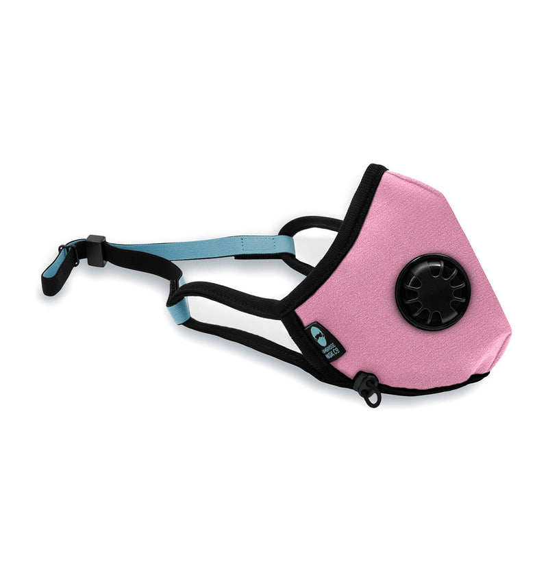 Right side angle of The Lottie Pro Face Mask with the Headstrap 
