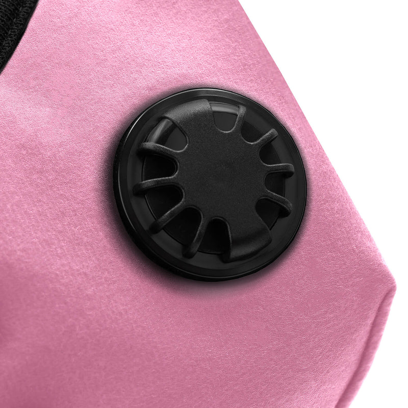 Close up image of the Valve on The Lottie Pro Face Mask