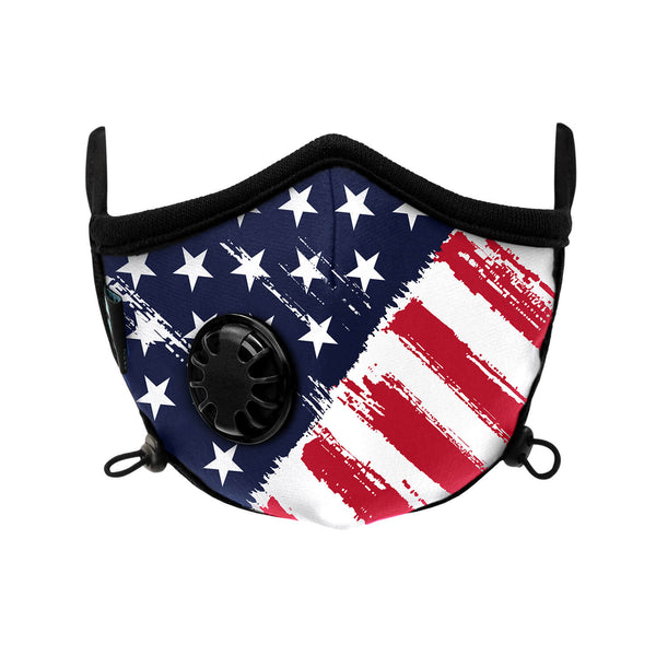 Full Front side angle of The Uncle Sam Pro Face Mask