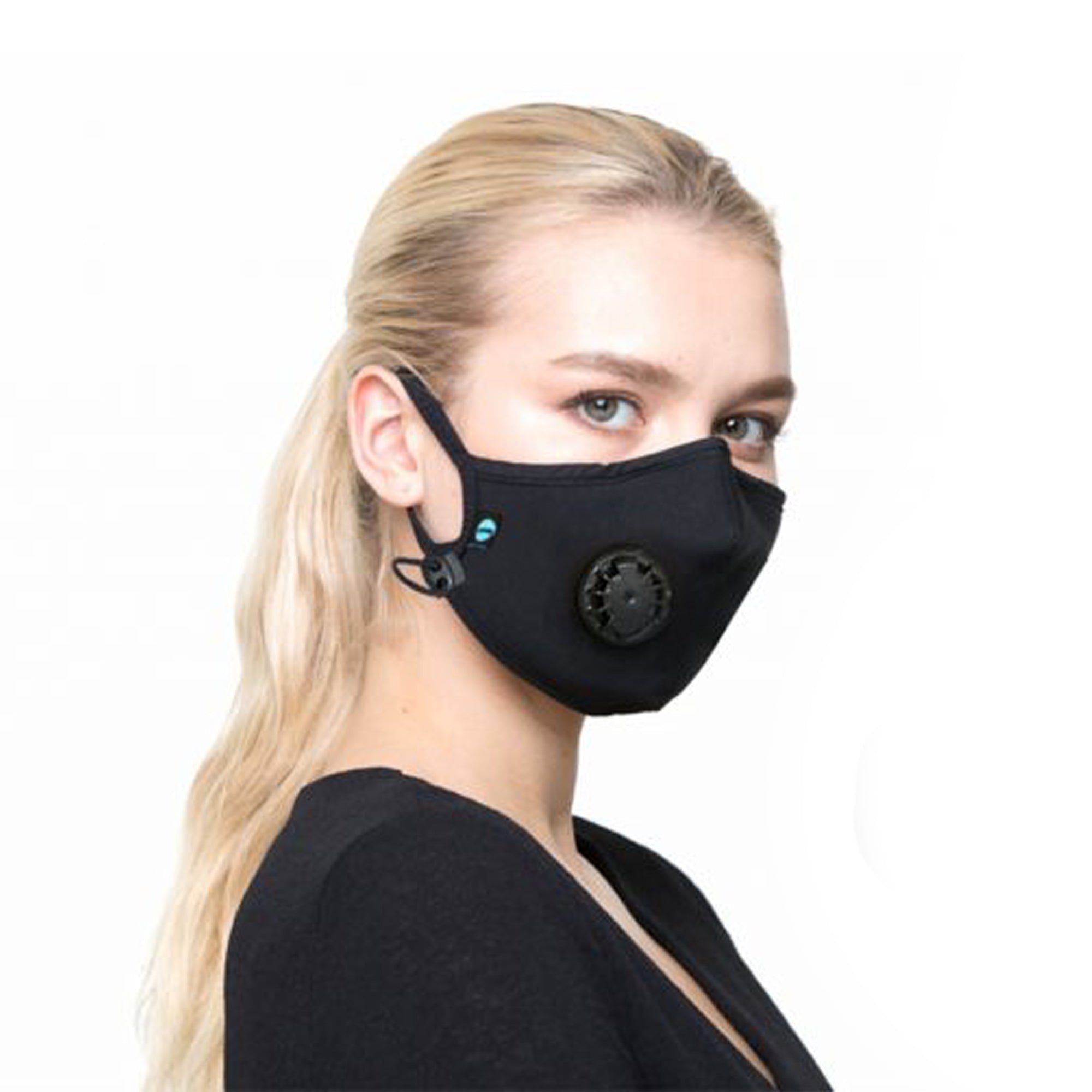 Basic Mask - Black | Reusable | 90 hours | 95%+ Filtration